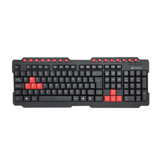 Teclado Gamer C3Tech ABNT2 Usb 200mA - KG-10BK