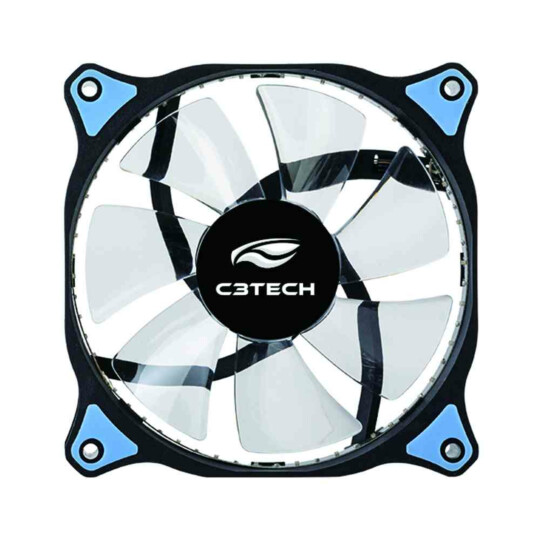 Cooler Fan C3Tech Storm 12cm 30 Leds Azul - F7-L130BL