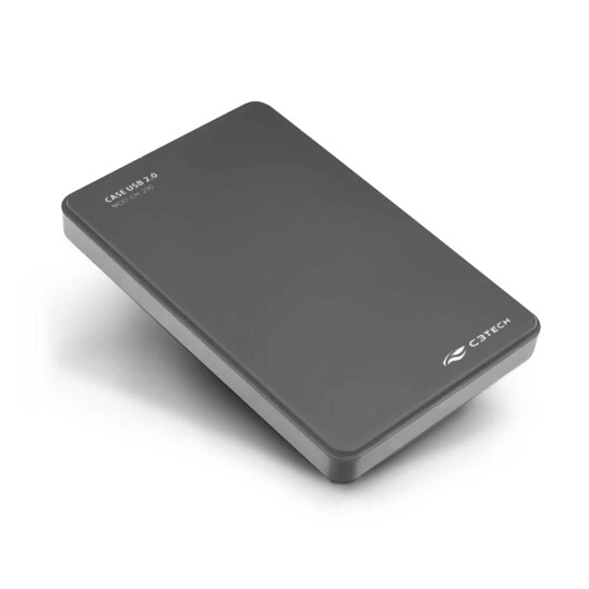 Case C3Tech para Hd Externo 2.5' Usb 2.0 Cinza - CH-200GY