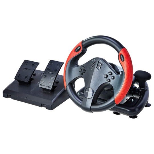 Volante Gamer Multilaser PC/X-one/Ps3/Ps4 com Marcha e Pedal- JS087
