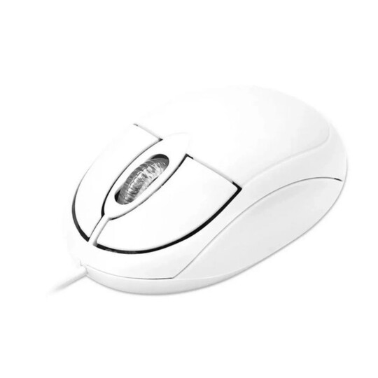 Mouse Multilaser Classic Box Óptico Branco USB - MO302