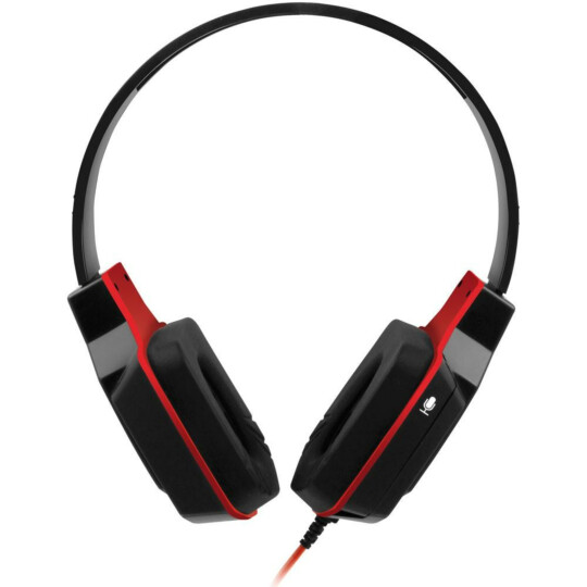Headset Gamer Multilaser P2 Earpad de Silicone Preto/Vermelho - PH073