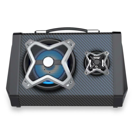 Caixa de Som Bluetooth Multilaser Portátil Sound System LED 120W RMS - SP314