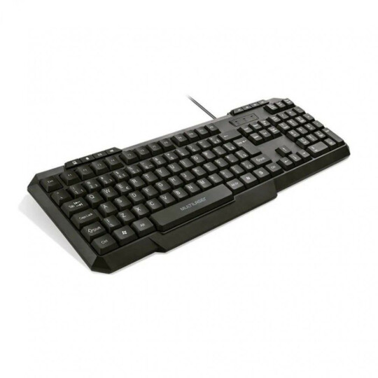Teclado Multimídia Multilaser Usb Preto - TC206