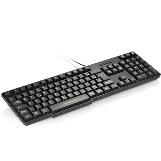 Teclado Multilaser Slim Usb Preto - TC213