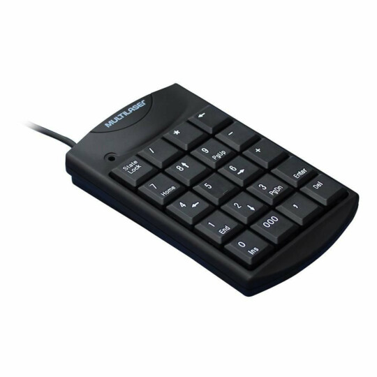 Teclado Numérico Multilaser com Fio Usb Preto - TC229