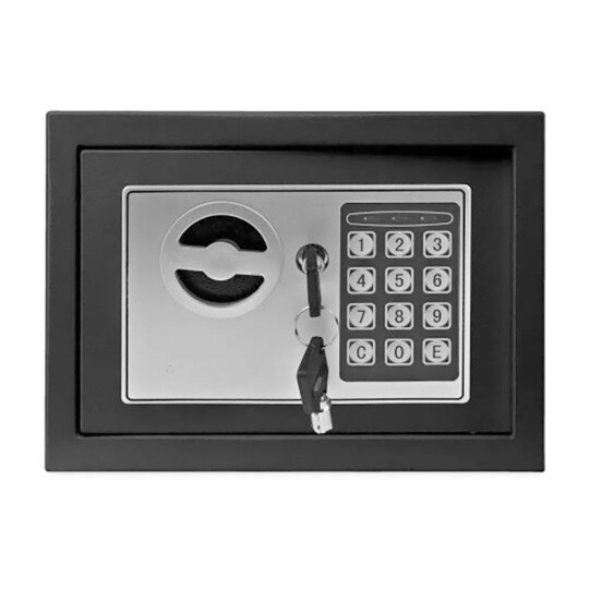 Cofre Eletrônico Multilaser 17x23x17cm Preto - OF007