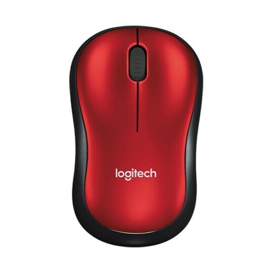 Mouse Sem Fio Wireless Logitech Mini Rc/nano 1000 dpi - M185 VERMELHO