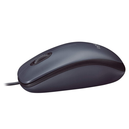 Mouse Logitech com Fio Usb Óptico 1000 dpi Preto - M90