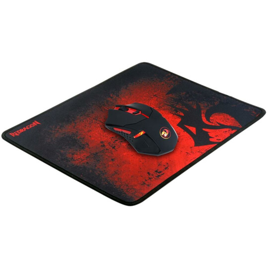 Kit Mouse Gamer e Mousepad Redragon Centrophorus 330 x 260mm - M601-BA