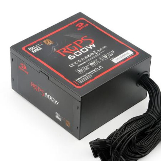 Fonte Gamer 600W Redragon 80 Plus Bronze PFC - GC-PS002-1