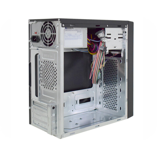 Gabinete Com Fonte 200W real K-Mex Preto 2xUSB 2.0 - GM-10TH