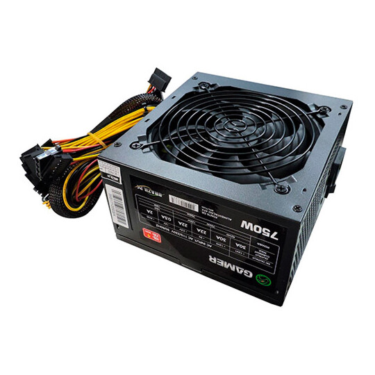Fonte ATX Brazil Pc 750W Real 24 Pinos Bivolt Manual - BPC/7400-B