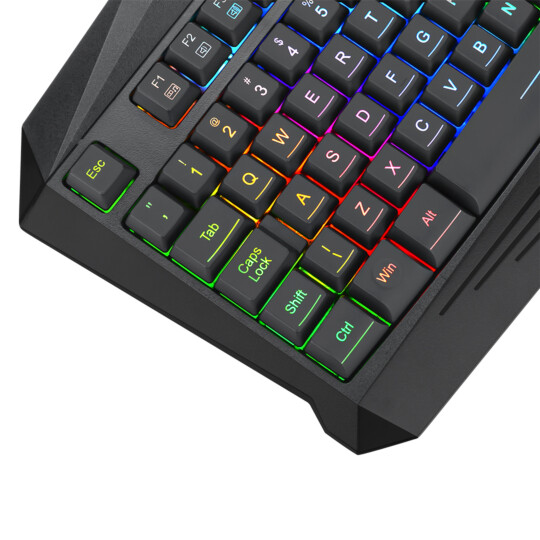 Teclado Gamer T-Dagger Tanker Membrana Led RGB Membrana - T-TGK202