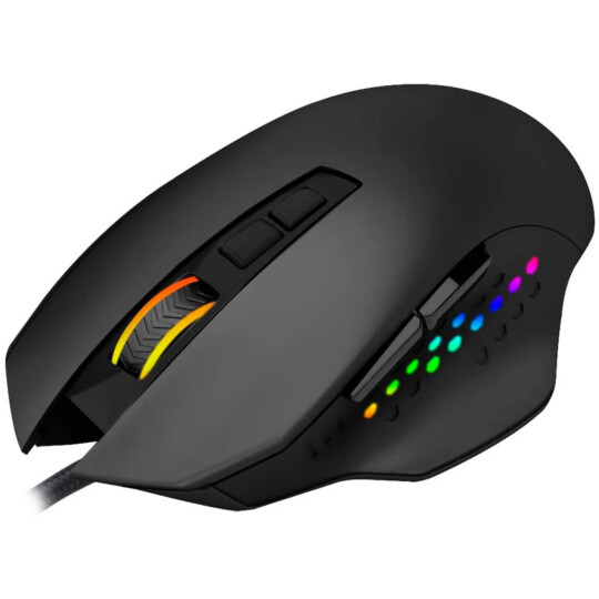 Mouse Gamer T-Dagger Warrant Officer RGB 4800 DPI 6 Botões Preto - T-TGM203 