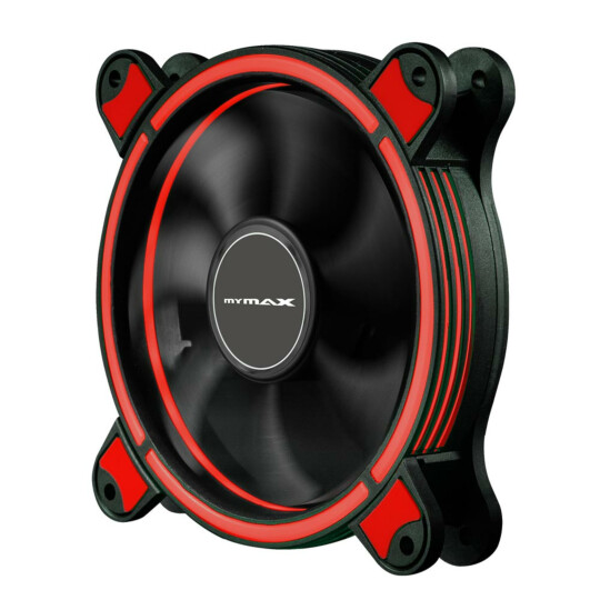 Cooler Fan Ring Mymax Spectrum 120mm 22 LEDs Vermelho - MYC/FC-SP12025/RD