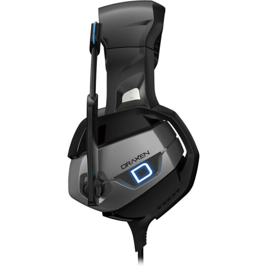 Headset Gamer Draxen com Microfone P2 3.5mm Preto e Prata - DN103/BK-SL