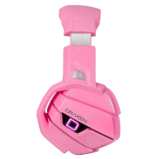 Headset Gamer Draxen Com Microfone P2 3.5mm Rosa - DN103/ PK