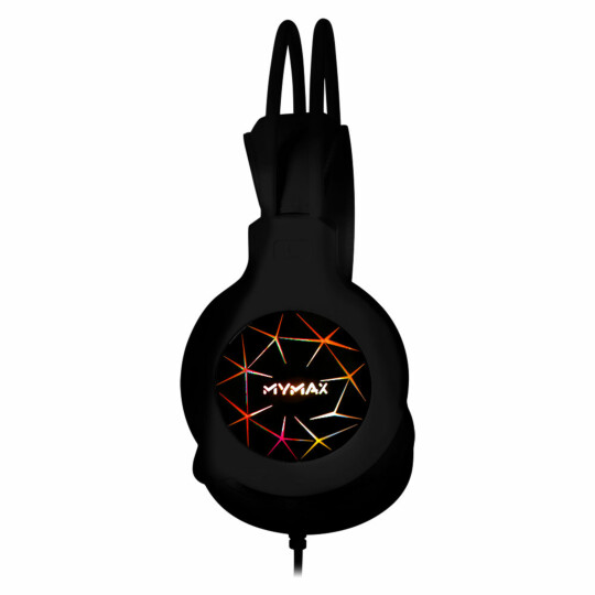 Headset Gamer Mymax Apolo com Microfone P2 3.5mm Preto e Vermelho - MHP-SP-APOL51/BK-RD