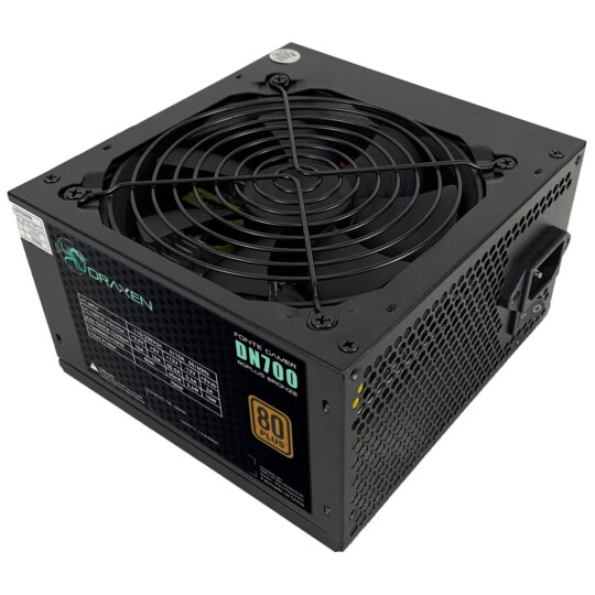 Fonte Gamer ATX 700W Draxen 80 Plus Bronze PFC Ativo - DN700/BRONZE