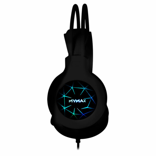 Headset Gamer Mymax Apolo com Microfone P2 3.5mm Preto - MHP-SP-APOL51/BK