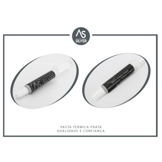 Pasta Térmica Authentic Silver 3,5 Gramas - 010