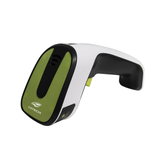 Leitor de Código de Barras CCD C3 Tech Sem Fio Preto/Verde - LB-W300BK