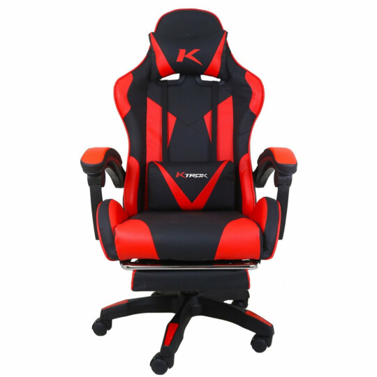 Cadeira Gamer Ktrok ProSeat Giratória Retrátil Vermelha - KT-PROSEAT-VM
