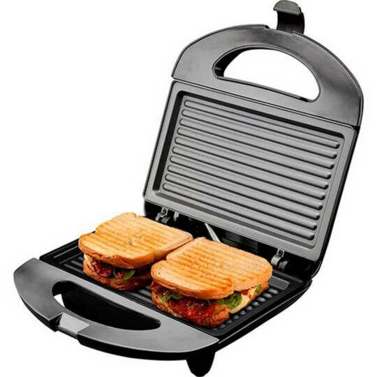 Sanduicheira Minigrill Gourmet Multilaser 127V 750W Chapa Dupla Antiaderente Preta - CE043