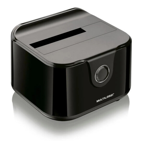 Docking Station Multilaser para HD 2,5"/3,5" Sata com 1 Baia Usb 3.0 Plug and Play - GA125 