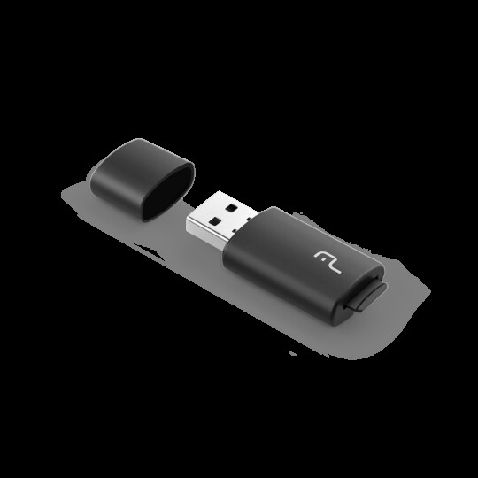 Kit Power Bank 4000 mAh + Leitor de Cartão + Cartão De Memória Micro SD Classe 10 16GB Preto Multilaser - MC220
