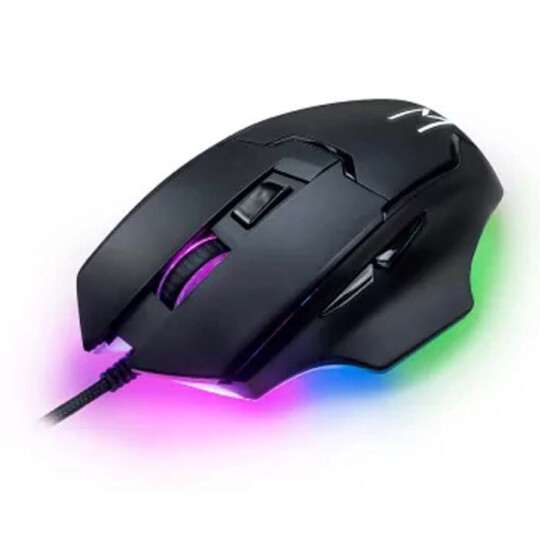 Mouse Gamer Multilaser Warrior Gunter Rainbow 6400 DPI - MO297