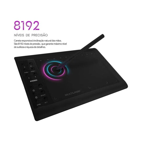 Mesa Digitalizadora Criativa Plus 10 Polegadas Multilaser - MX002