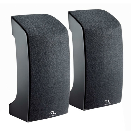 Caixa De Som Multilaser 2.0 1W USB Preta - SP093