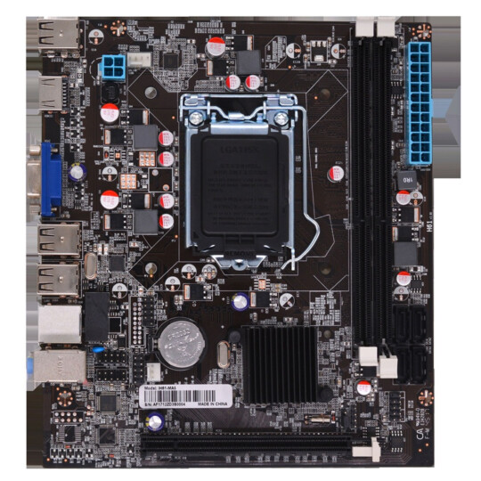 Placa Mãe para Intel LGA 1155 2x DDR3 6x Usb 2.0 VGA/HDMI Afox - H-61C