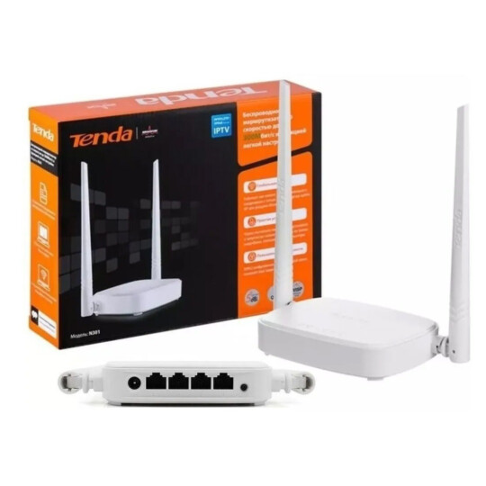Roteador Tenda 300Mbps com 2 Antenas Externas Wireless 802.11N - N301