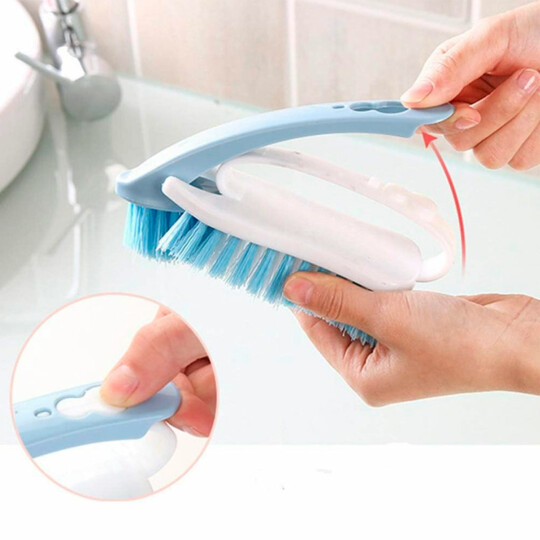 Escova de Limpeza Multiuso 15cm com Cabo Removível - TOP0663