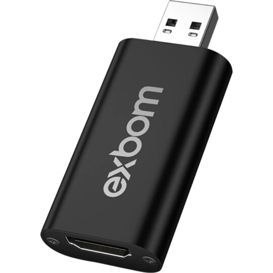 Placa de Captura de Vídeo HDMI para USB 2.0 HD1080 4K Exbom CV-U2C70