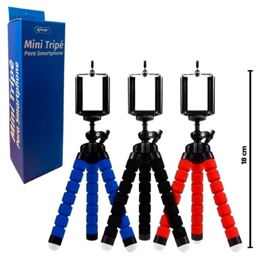 Suporte Mini Tripe Universal para Celular Knup - KP-SP209