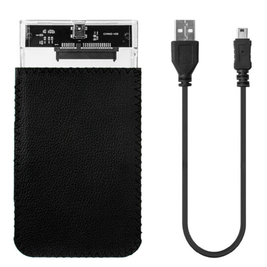 Case Para HD 2,5 Polegadas Usb 2.0 Transparente - BM758