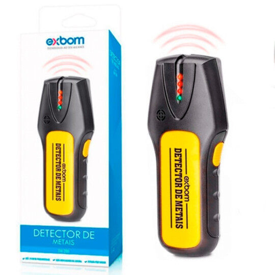 Detector De Metais 3 Em 1 Digital Com Sensor De Sonda EXBOM - DM-200