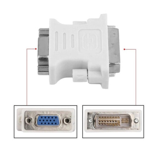 Adaptador DVI 24+5 Pinos para VGA Fêmea ALTOMEX - J5510