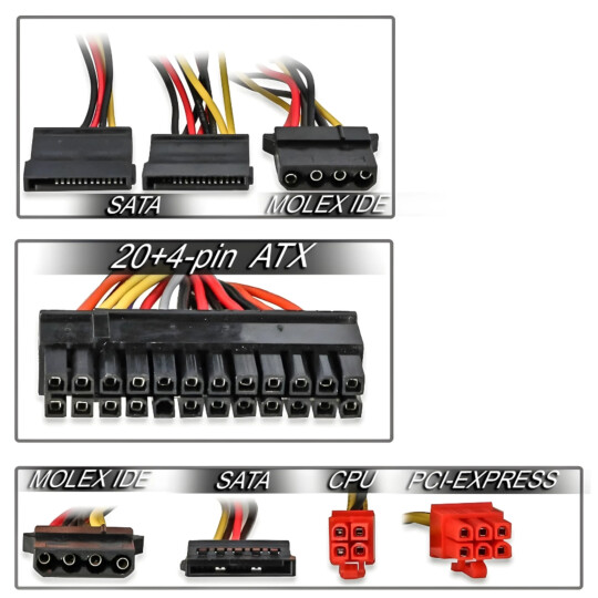 Fonte ATX 700W Reais Knup Cor Preto