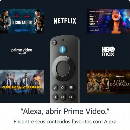  Amazon Fire Tv Stick Hd Ultima Geração Cor Preto Alexa