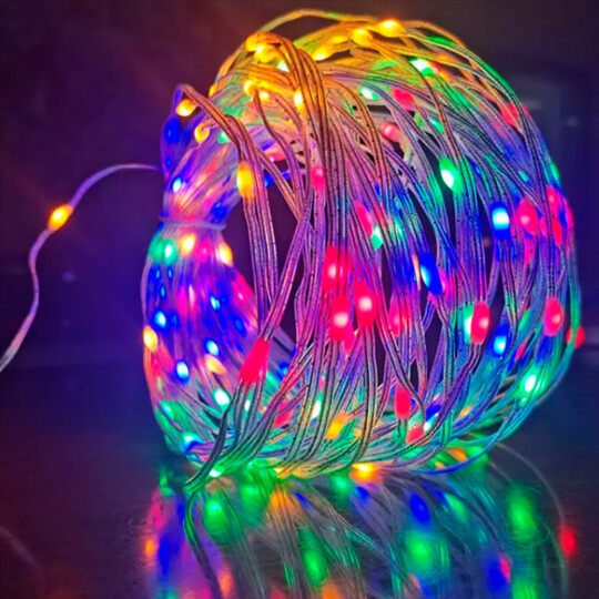 Fita de Led Colorida RGB Estilo Cortina com 10 Metros - ST-406
