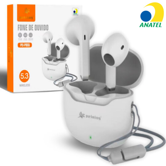 Fone de Ouvido Bluetooth 5.3 TWS Wireless PEINING - PEI-P855