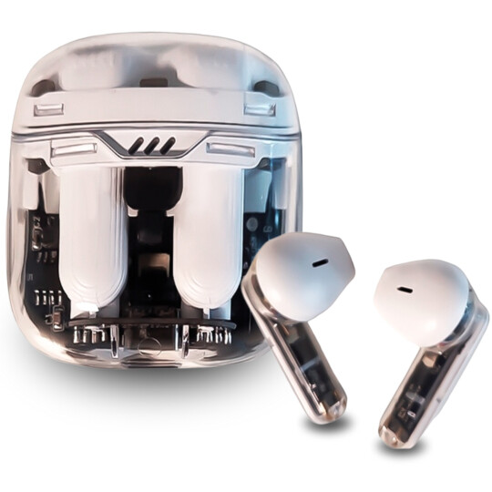 Fone de Ouvido Bluetooth Sem Fio Transparente PEINING - PEI-713