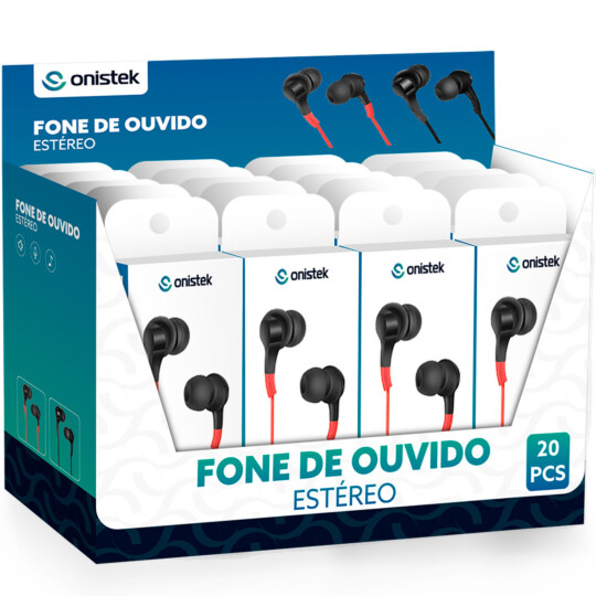 Fone de Ouvido com Fio e Microfone P2 3.5mm ONISTEK - ON-FN609