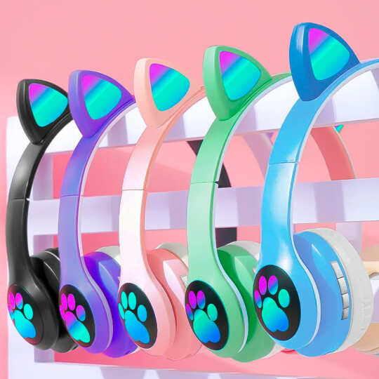 Fone de Ouvido Headphone Bluetooth Orelha de Gatinho ALTOMEX - B-19 B