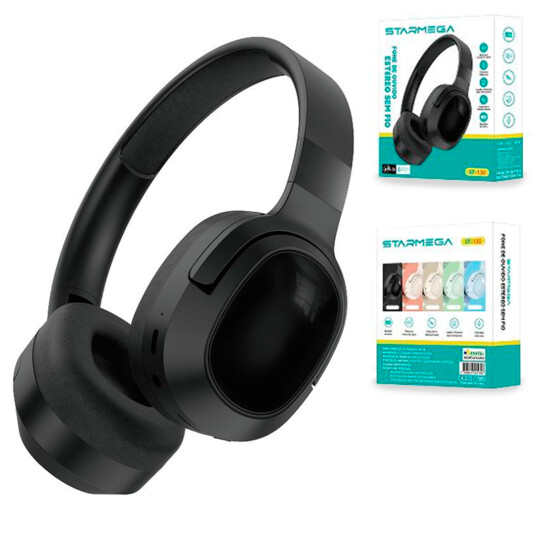 Fone de Ouvido Bluetooth Headset sem Fio Starmega - ST-130